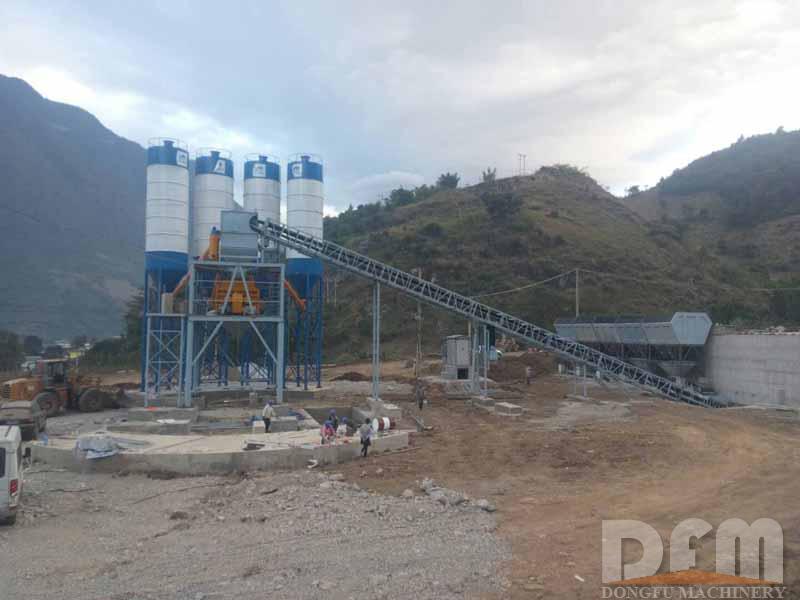 180m³/h Concrete Batching Plant