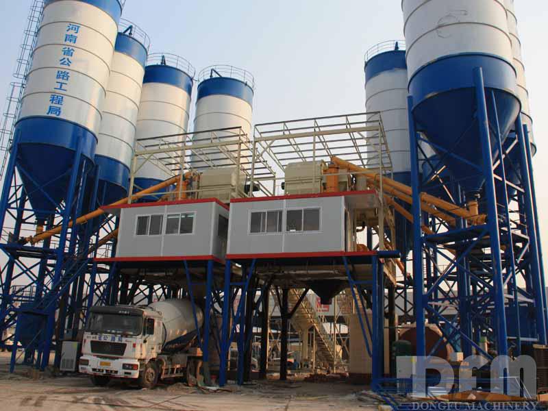 Double Concrete Mixing Plant