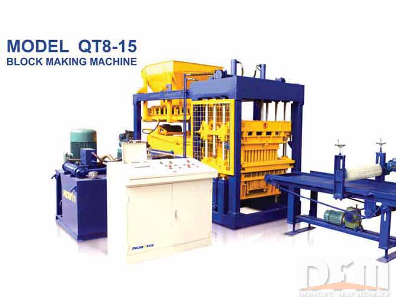 QT8-15 Concrete Block Making Machine