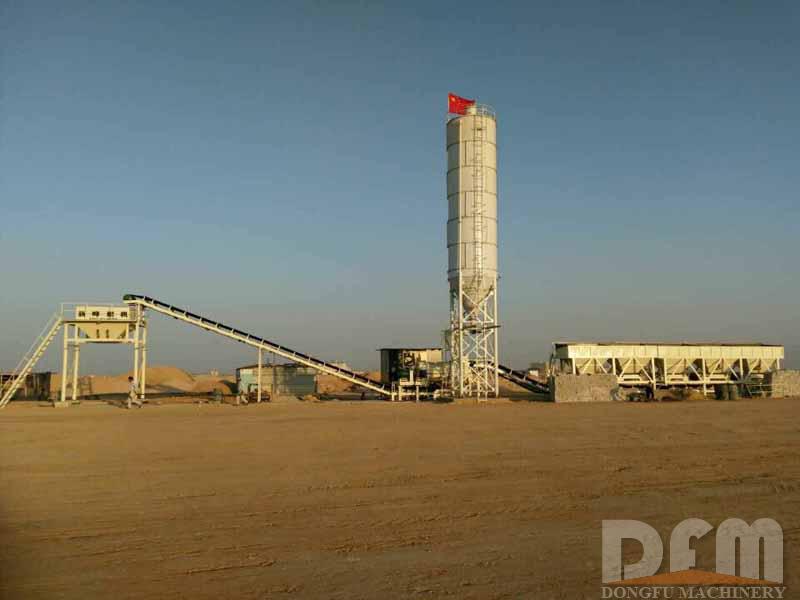 WCD300 stabilized soil batching plant