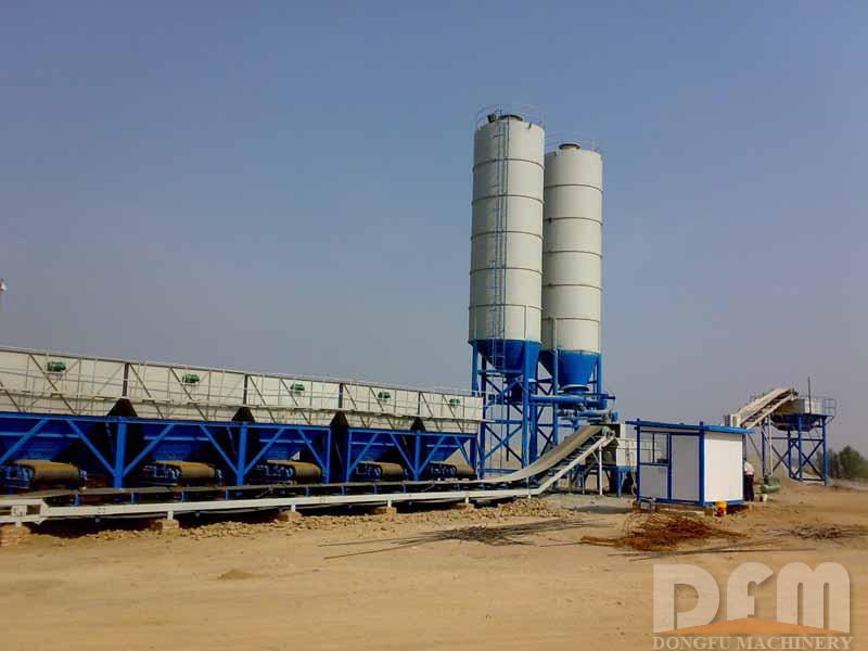 WCD600 stabilized soil batching plant