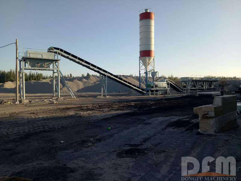 WCD800 stabilized soil batching plant