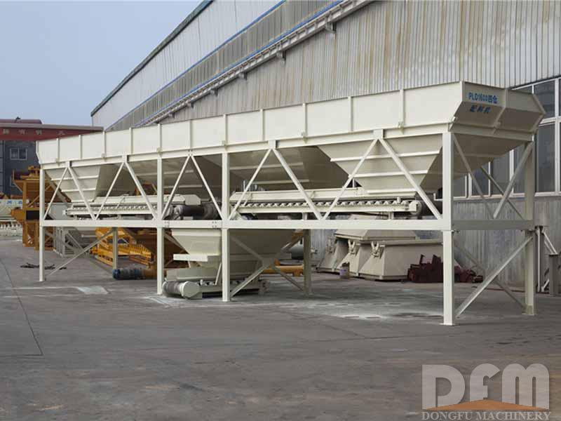 PLD1200 Concrete Batcher 4 hoppers