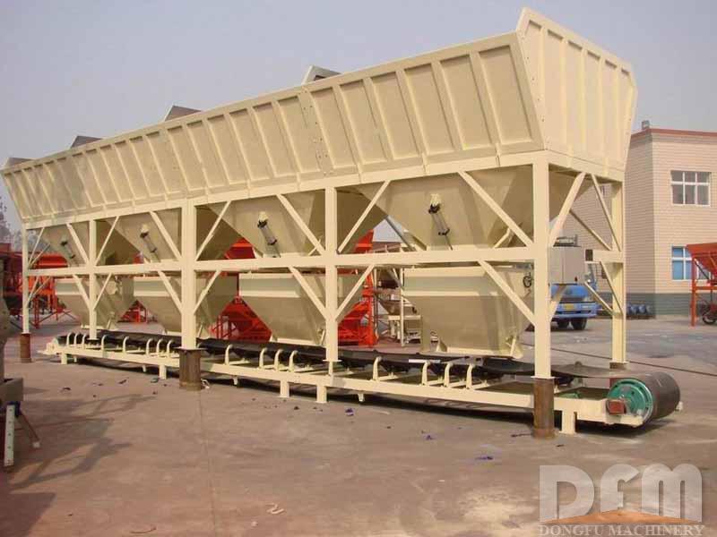 PLD1600 Concrete Batcher with 4 hoppers